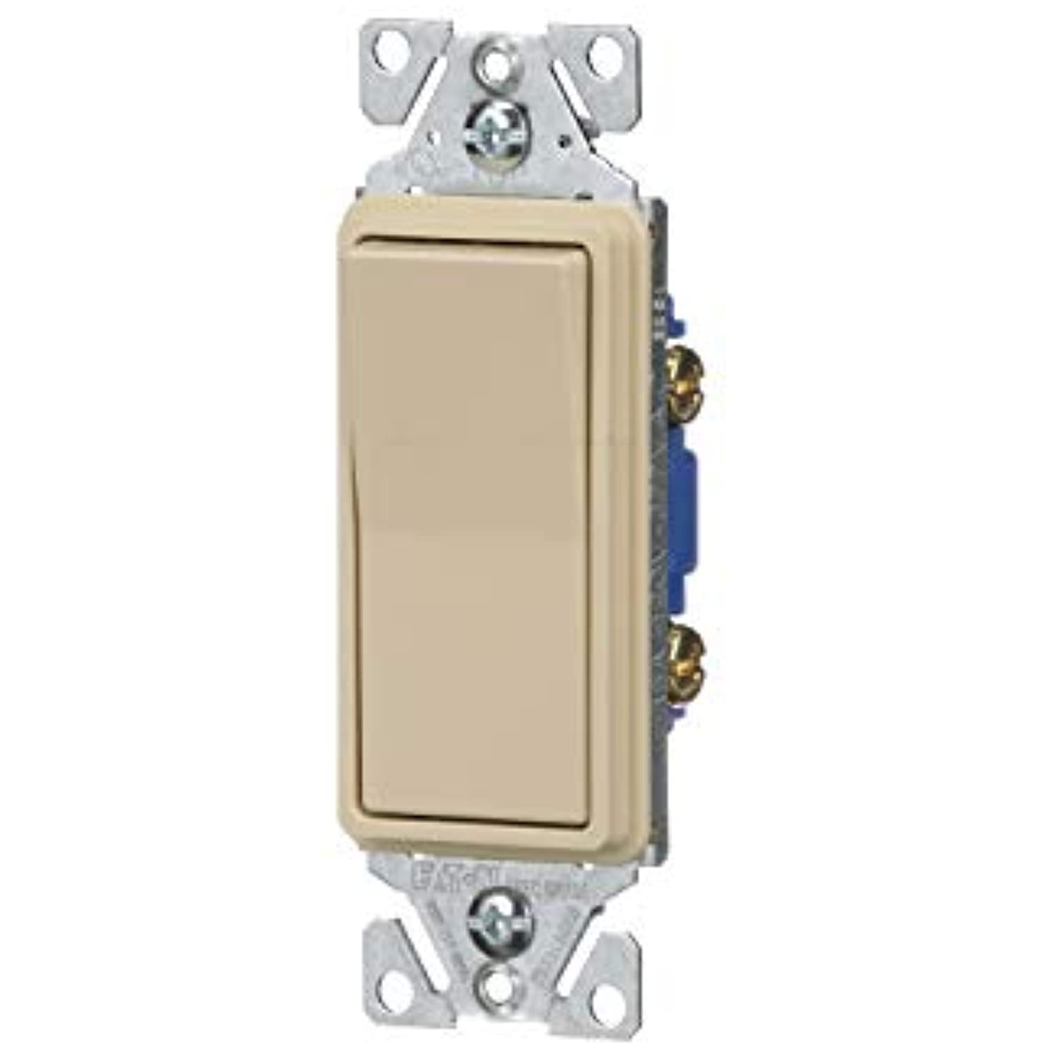 EATON 7501V-BOX 7500-Box Decorative Standard Rocker Switch, 120/277 Vac, 15 A, 1 Pole, Ivory - Image 2