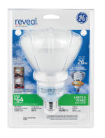 GE Lighting 61355 Reveal CFL 26-Watt (100-watt replacement) 1150-Lumen R40 Floodlight Bulb with Medium Base, 1-Pack