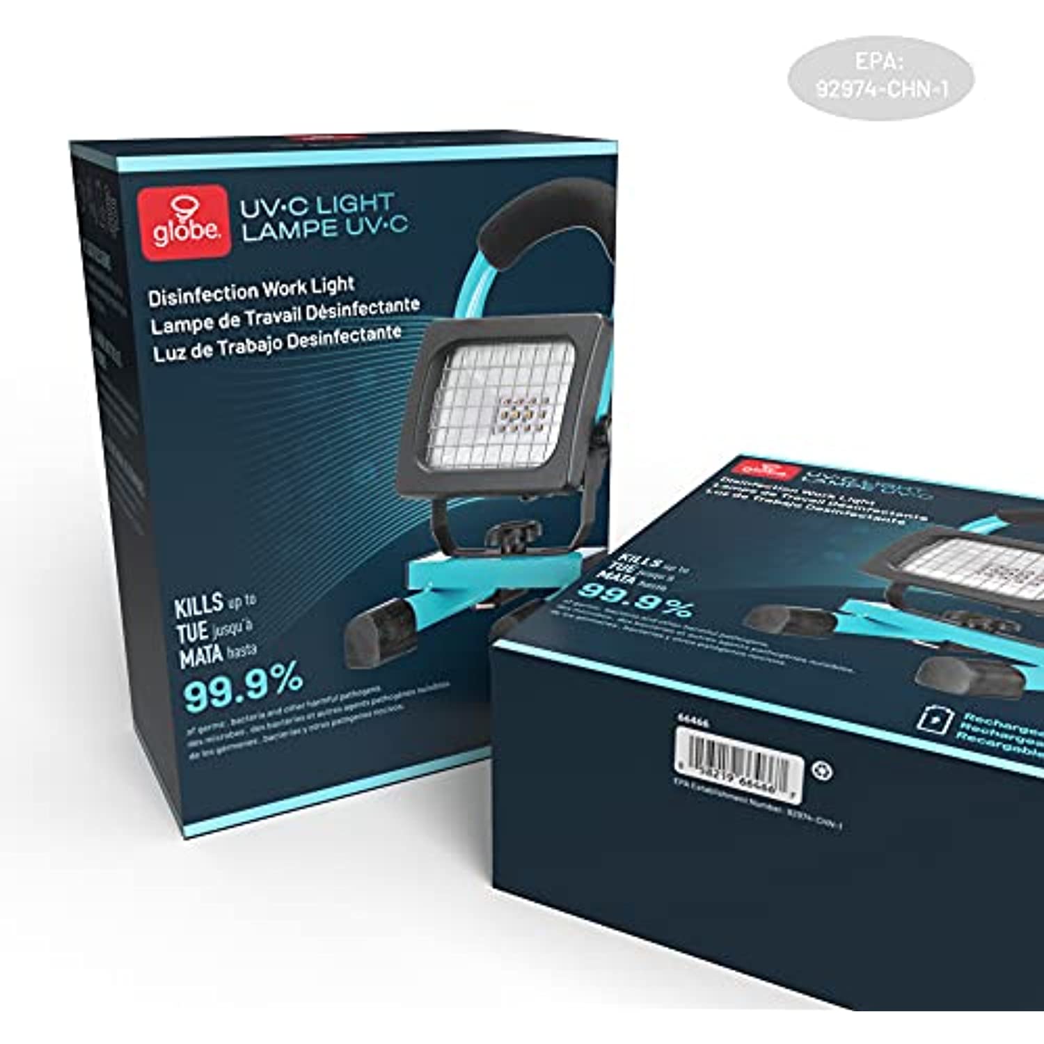 Globe Electric LED Rechargeable Stand (H or Scissor) Work Light 66466 - Image 12