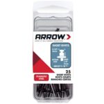 Arrow Fastener Short Stainless 1/8-Inch Rivets, 25-Pack  RSST1/8
