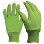 Digz  Jersey Cotton Garden Green Gardening Gloves Medium 77352-26 (Pack of 6)