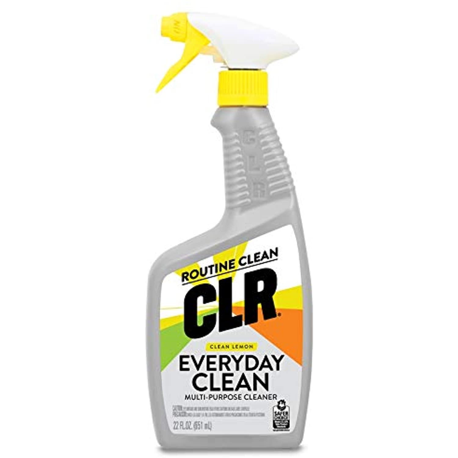 CLR Lemon Scent Multi-Surface Cleaner Liquid 22 oz EC22-CL (Case of 6)