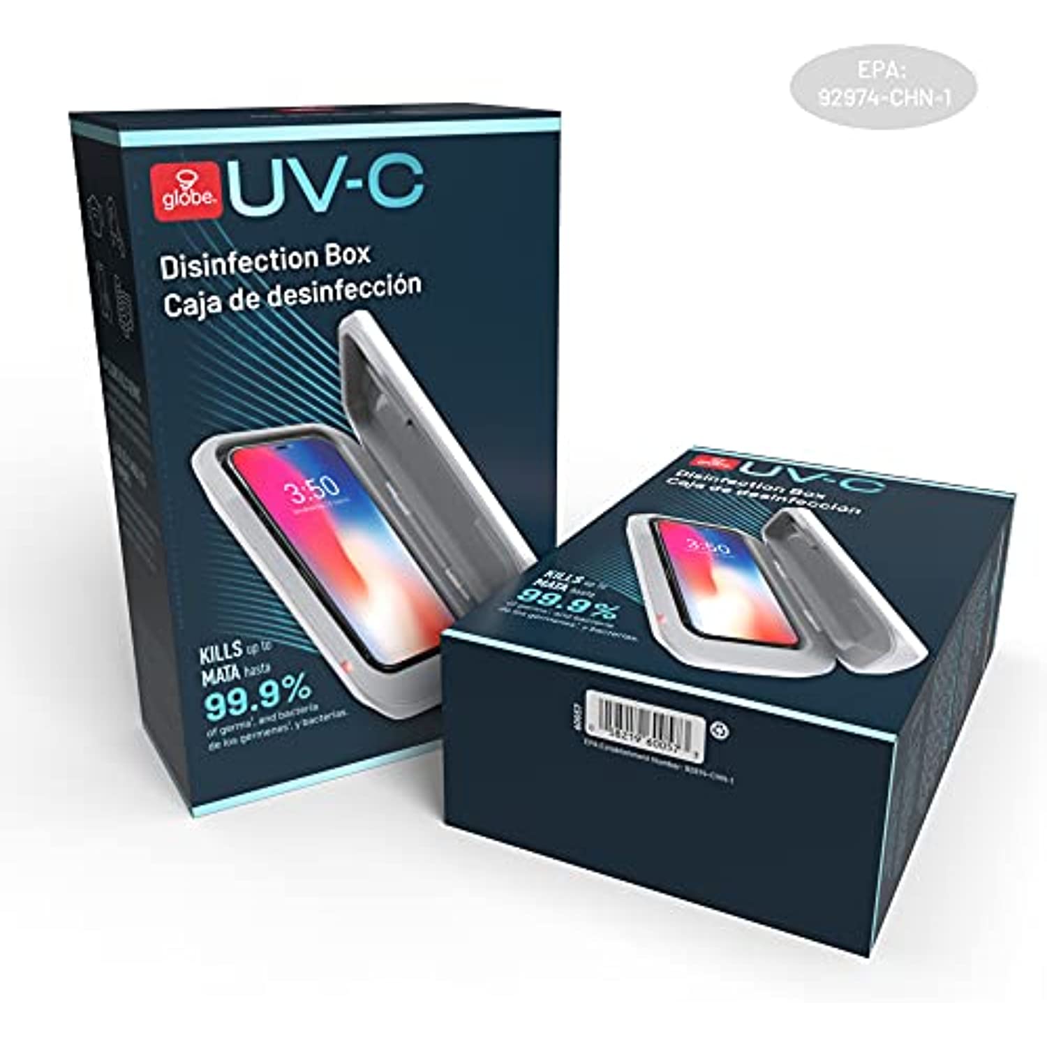 Globe Electric UV-C Light Cell Phone Disinfection Box 60057 - Image 12