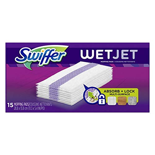 Swiffer 11.3 in. W X 5.4 in. L Wet Cloth Mop Pad 15 pk 99042