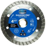 Century Drill & Tool 4-1/2 in. D Diamond Turbo Diamond Saw Blade 75451