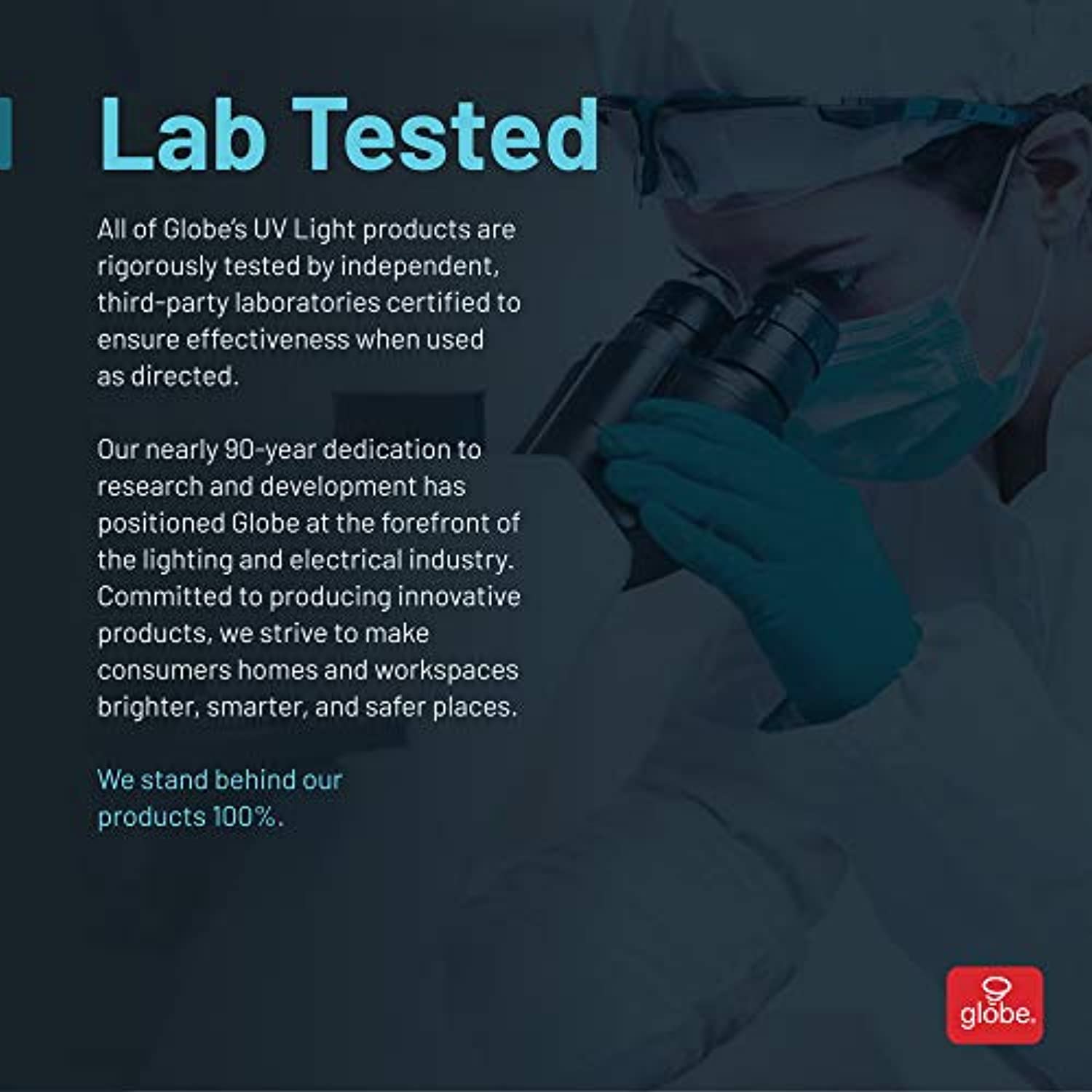 Globe Electric Tube 1-Pin Disinfection Wand White 2.5 Watt Equivalence 66461 - Image 2