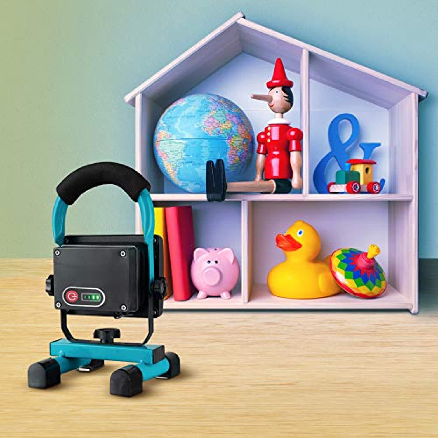 Globe Electric LED Rechargeable Stand (H or Scissor) Work Light 66466 - Image 9