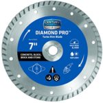 Century Drill & Tool Diamond Pro 7 in. D X 5/8 in. S Diamond Turbo Rim Saw Blade 75452