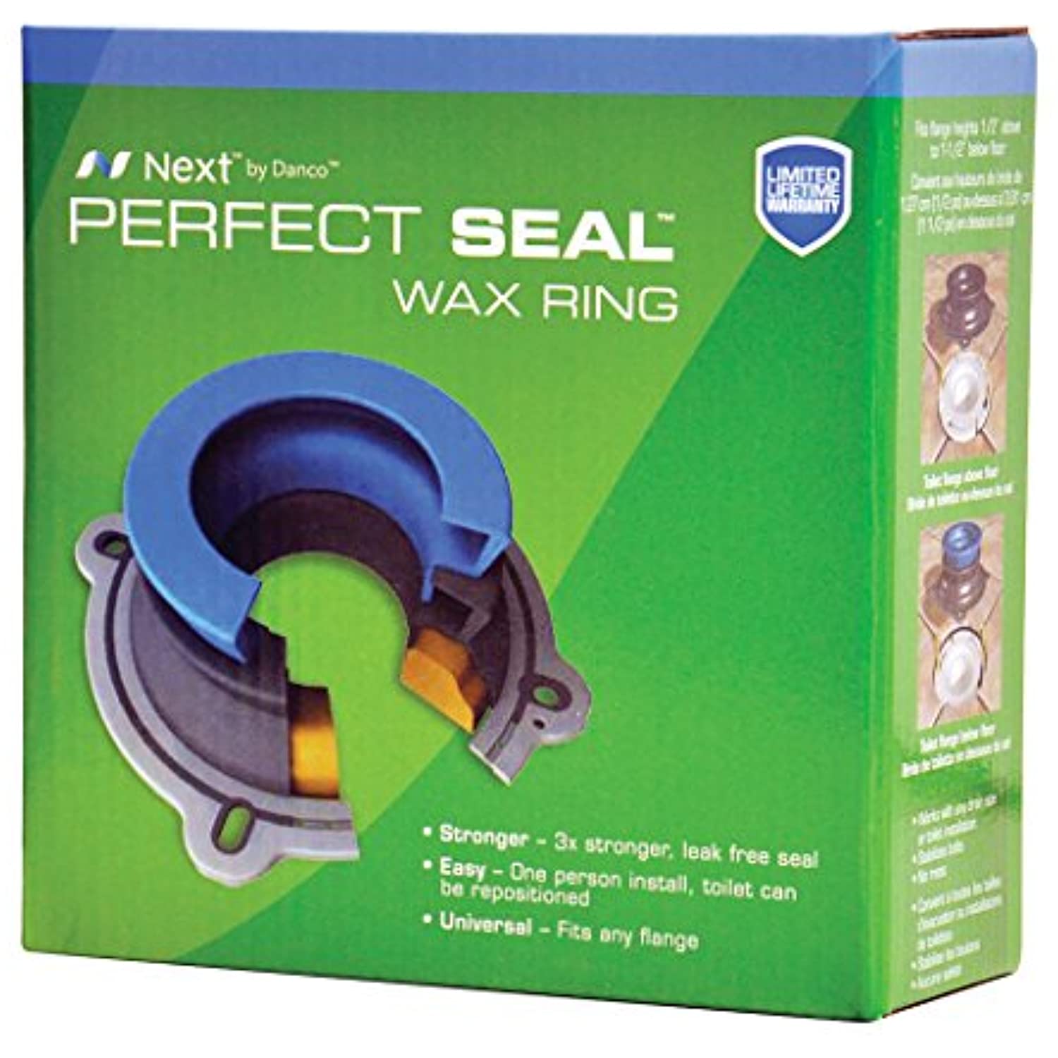 NEXT BY DANCO Perfect Seal Toilet Wax Ring | Wax-Free Toilet Seal | Toilet Installation & Repair 10718X - Image 14