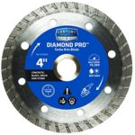 Century Drill & Tool 4 in. D Diamond Turbo Diamond Saw Blade 75450