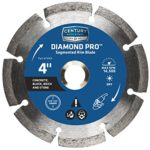 Century Drill & Tool 4" Diamond Segmented Rim Diamond Saw Blade 75453