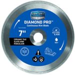 Century Drill & Tool 7 in. D X 7/8 S Diamond Continuous Rim Diamond Saw Blade 75458