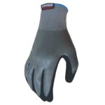 Grease Monkey Nitrile Waterproof Gray Gloves Medium