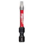 Milwaukee SHOCKWAVE Square #3 S X 2" L Impact Duty Screwdriver Bit
