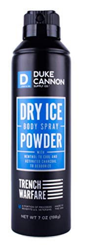Duke Cannon Dry Ice Body Powder Spray 7 oz.