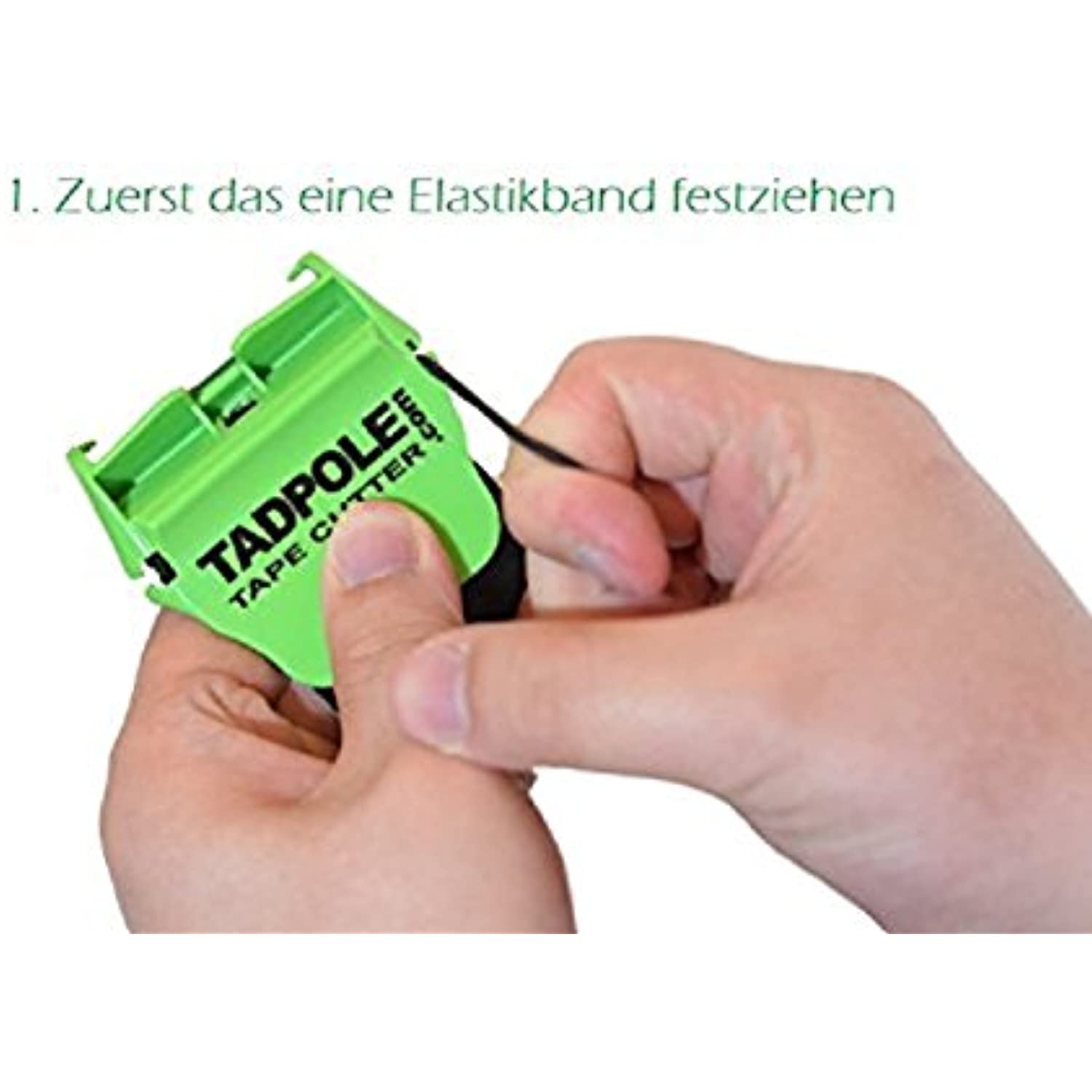 Tadpole 2 in. W X 2 inch L Tape Cutter Green - Image 4