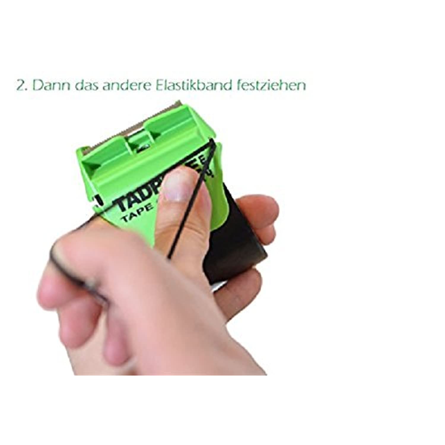 Tadpole 2 in. W X 2 inch L Tape Cutter Green - Image 5