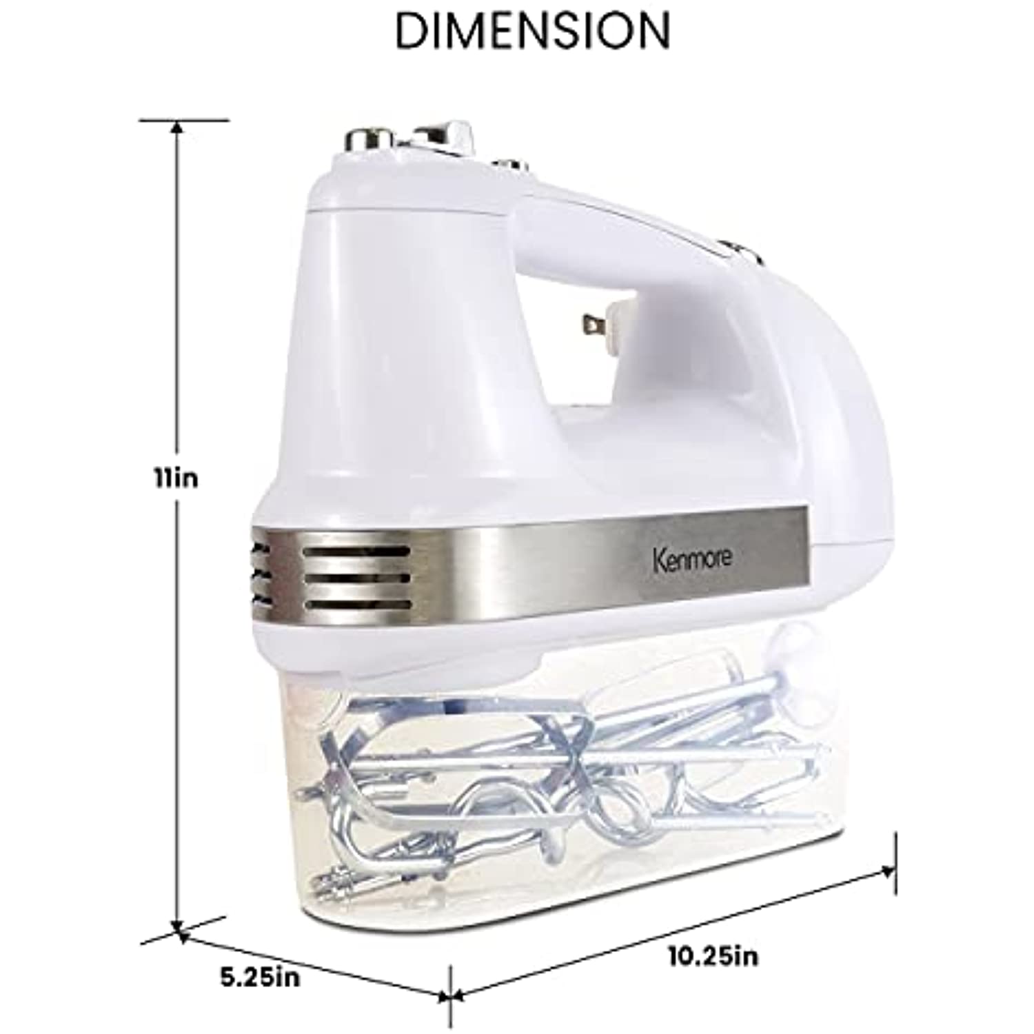 Kenmore White 5 speed Hand Mixer - Image 6