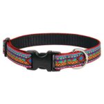 Lupine Pet Original Designs Multicolored El Paso Nylon Dog Adjustable Collar 12-20" Long