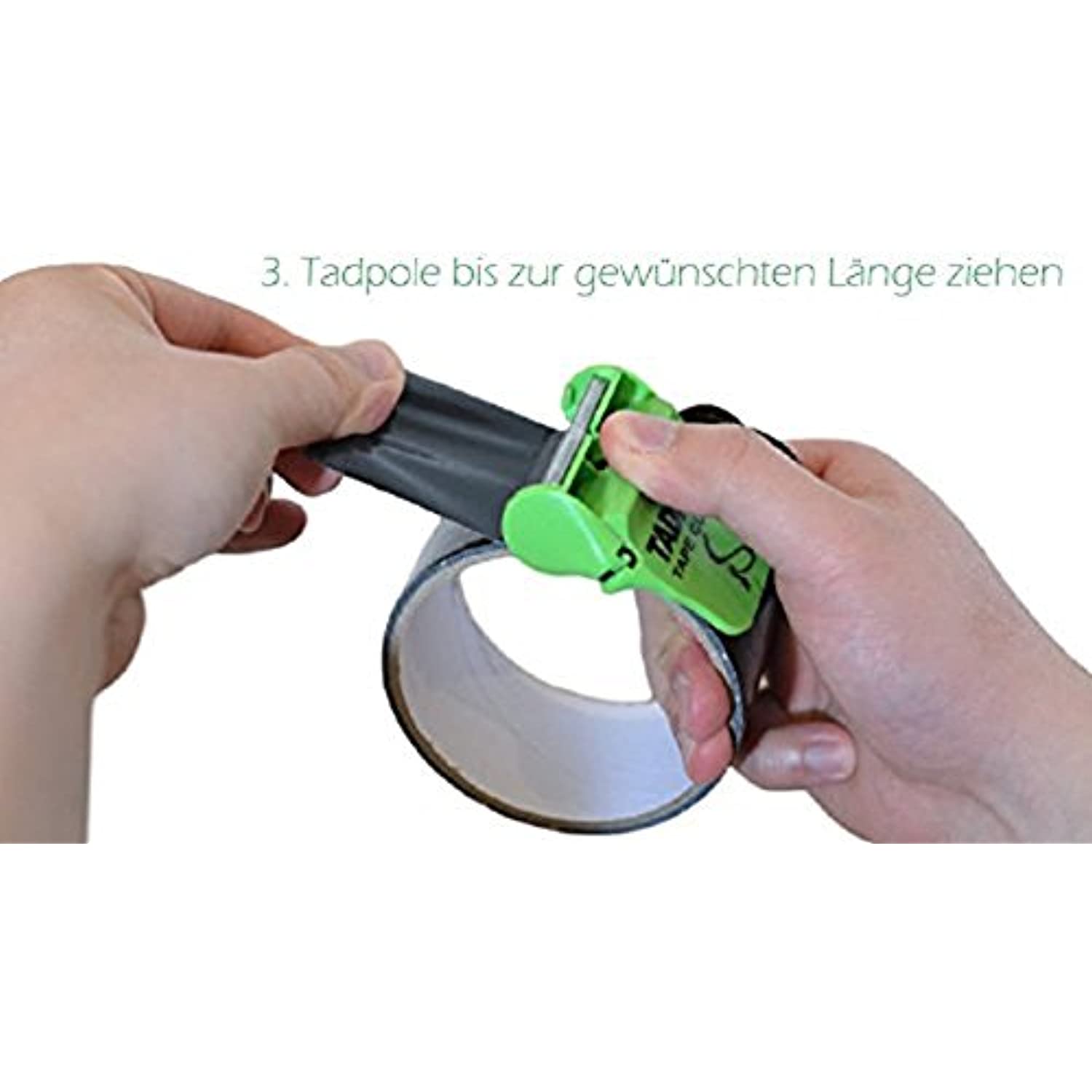 Tadpole 2 in. W X 2 inch L Tape Cutter Green - Image 6