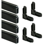 Prime-Line Bronze Aluminum 5/16 in. W X 3/4 in. L Screen Frame Kit