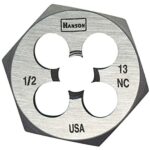 Irwin Hanson High Carbon Steel SAE Hexagon Die 7/16 in.-20NF