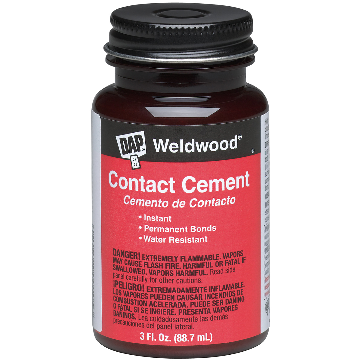 DAP Weldwood High Strength Rubber Contact Cement 3 oz.