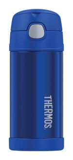 Thermos FUNtainer 12 oz Vacuum Insulated Blue BPA Free Thermos Bottle
