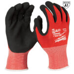 Milwaukee Cut 1 Cut Resistant Gloves Black/Red Large