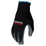 Grease Monkey Latex Honeycomb Black/Gray Dipped Gloves XL 25548-26